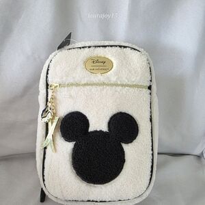 Our Universe Disney Mickey Mouse Ski Sherpa Convertible Crossbody Bag New